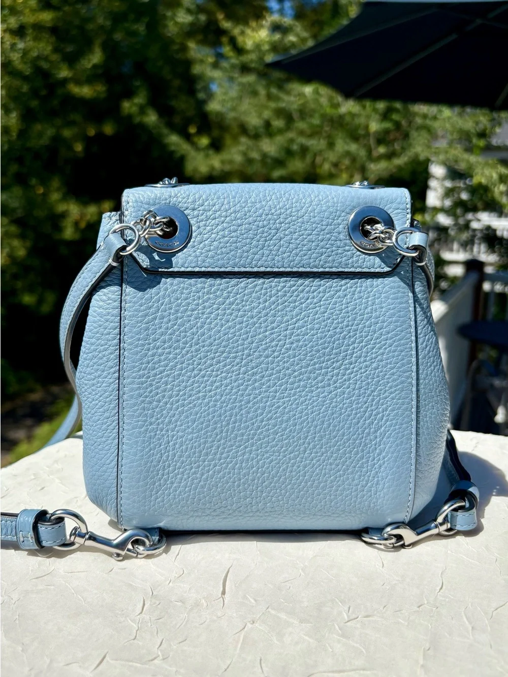 COACH Convertible Backpack In Cornflower Blue C5677